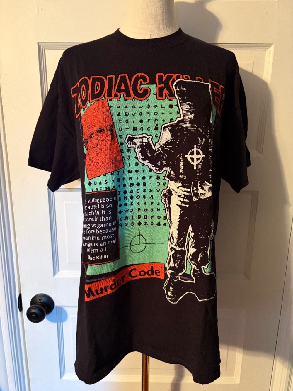 Zodiac Killer "Murder Code" Graphic T-Shirt